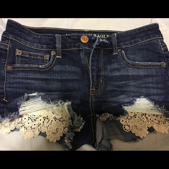Shortie denim shorts - Picture 1 of 3